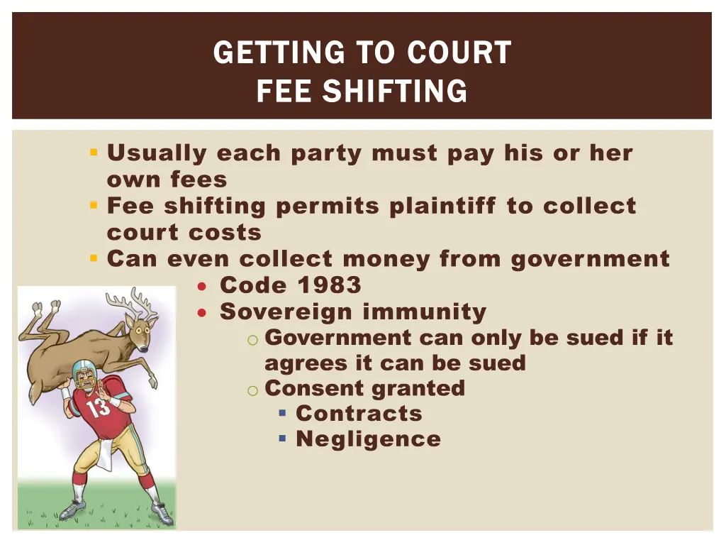 getting to getting to court fee shifting