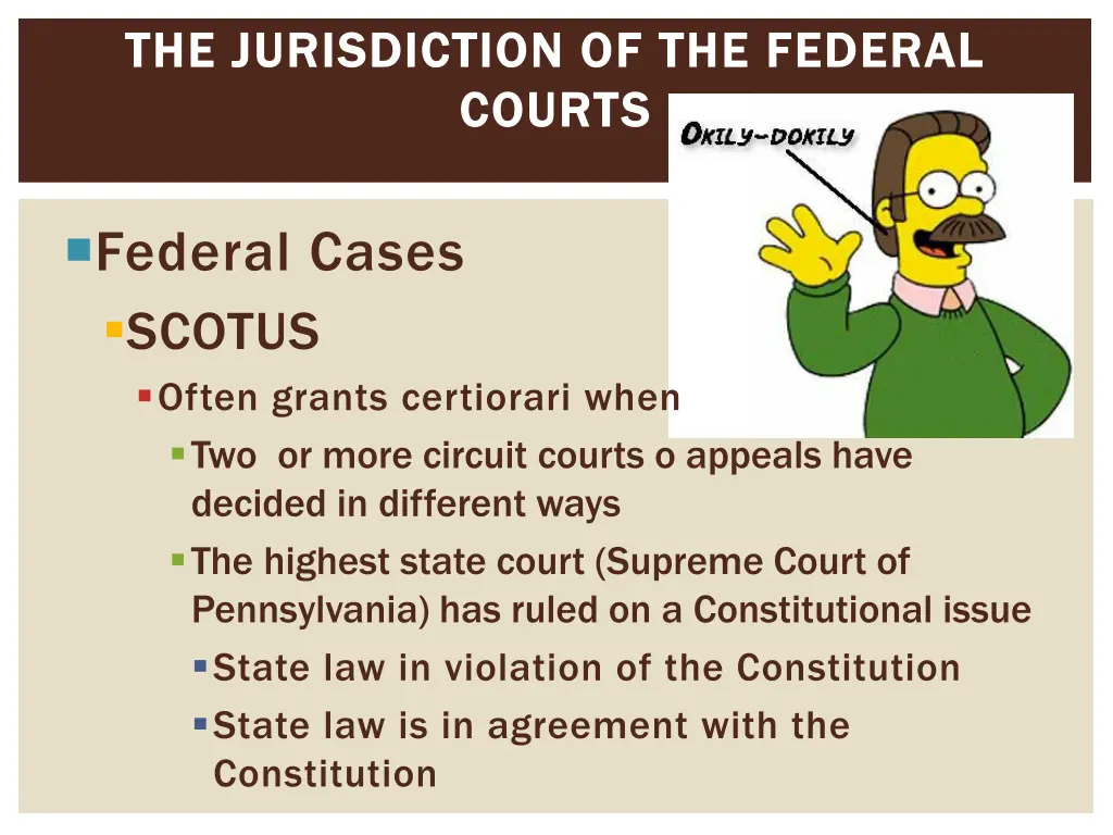 the jurisdiction of the federal the jurisdiction 3