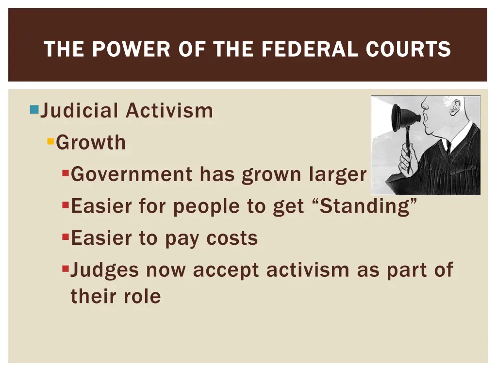 the power of the federal courts the power 6