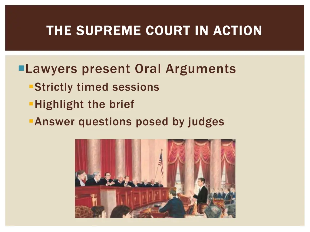 the supreme court in action the supreme court 1