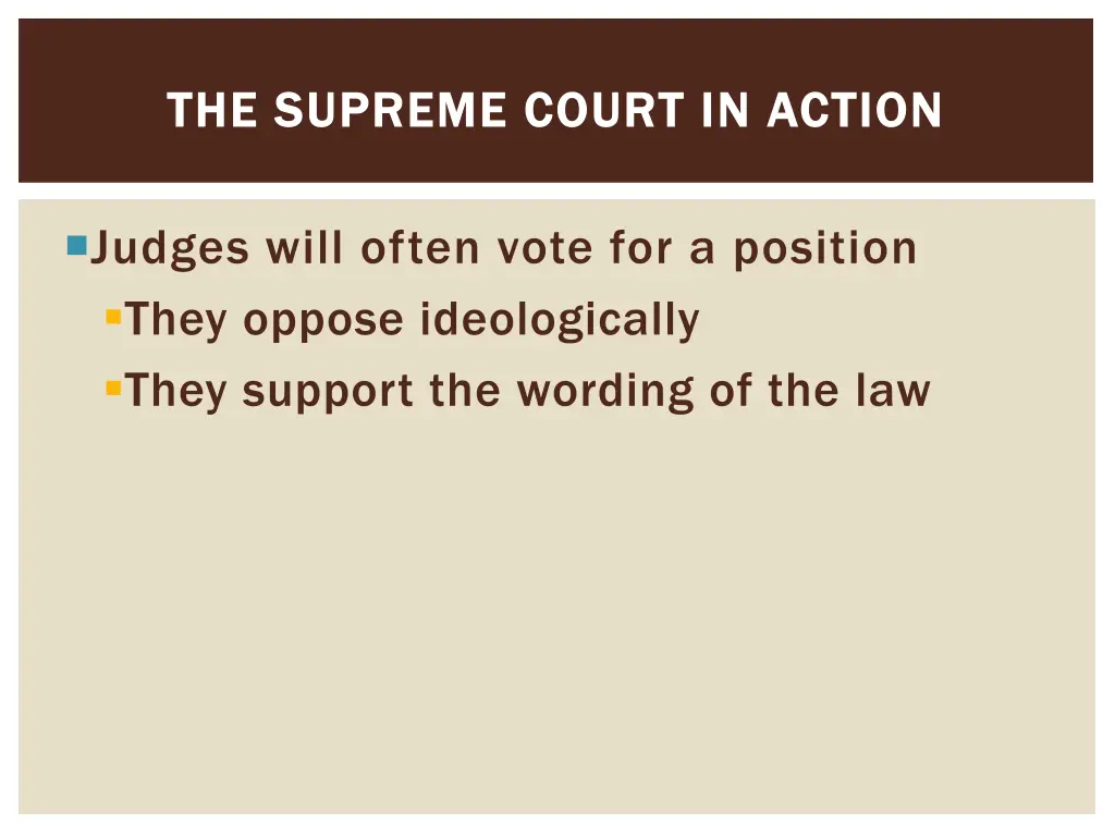 the supreme court in action the supreme court 6