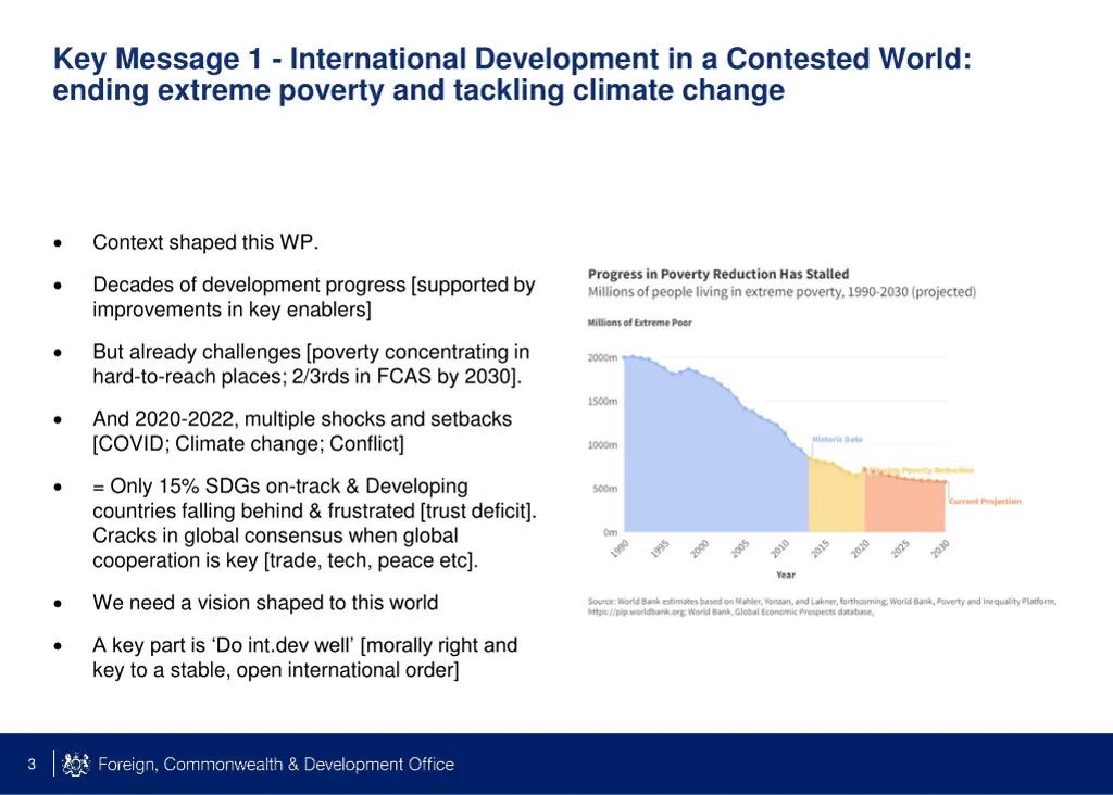 key message 1 international development