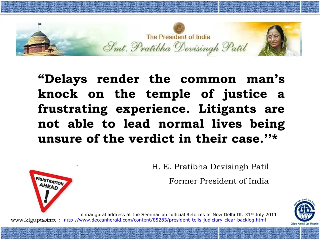 delays render the common man s knock