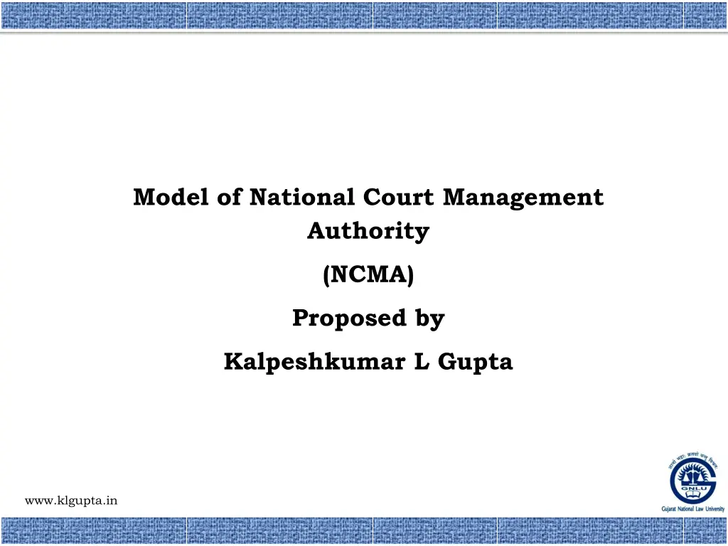model of national court management authority