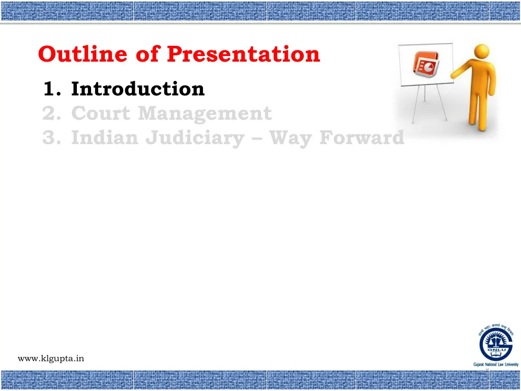 outline of presentation 1