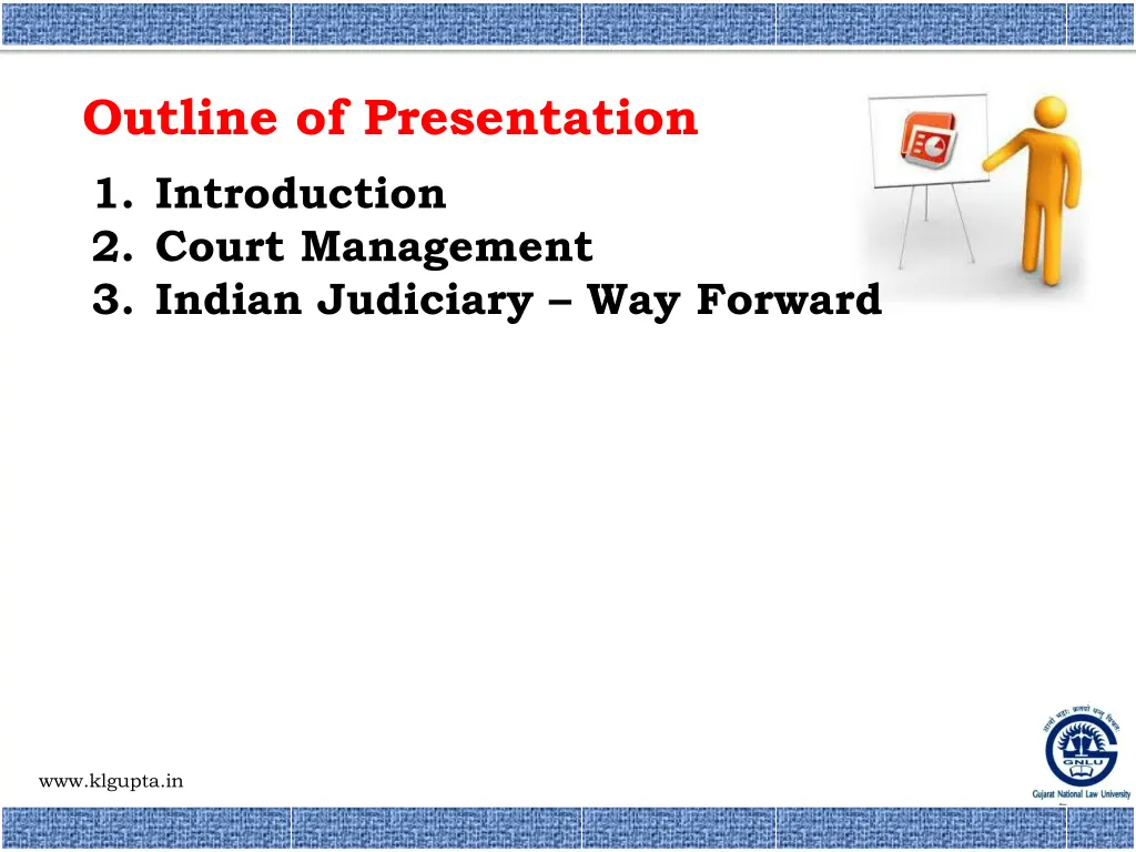 outline of presentation
