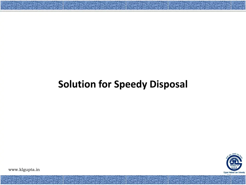 solution for speedy disposal