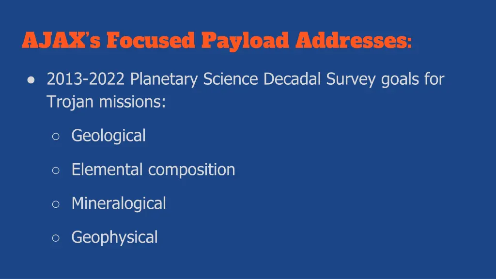 ajax s focused payload addresses