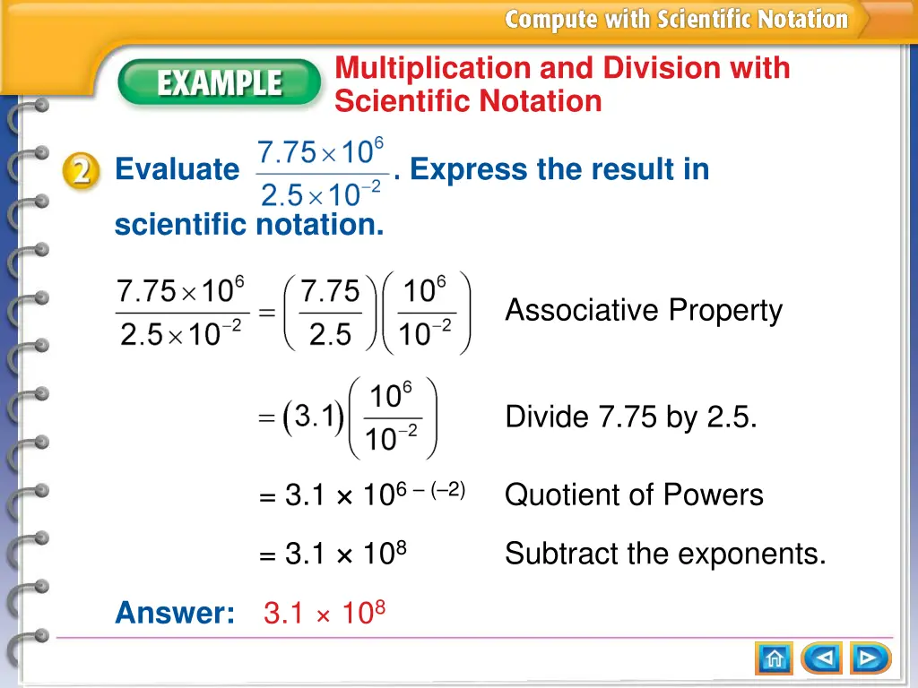 multiplication and division with scientific 1