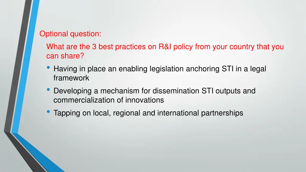 optional question