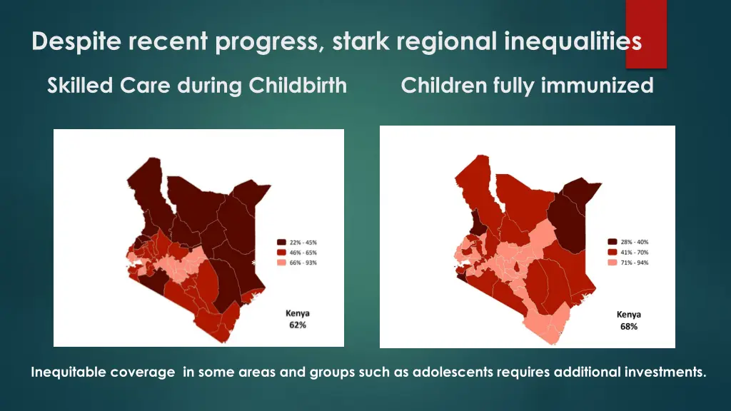 despite recent progress stark regional