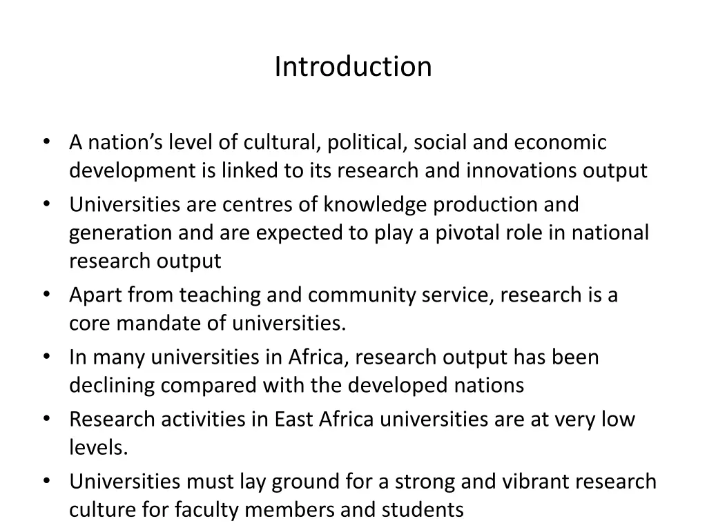 introduction