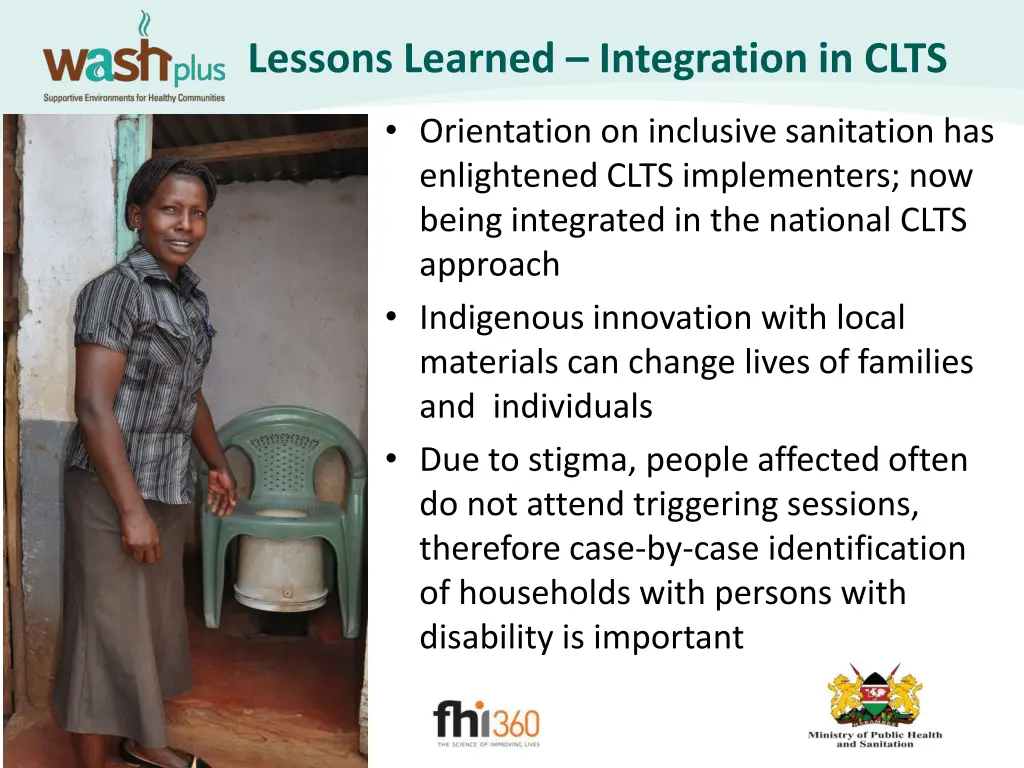lessons learned integration in clts