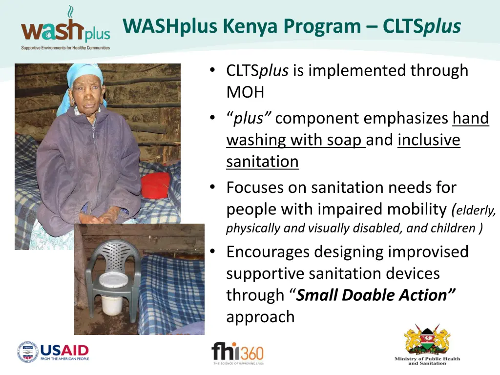 washplus kenya program clts plus