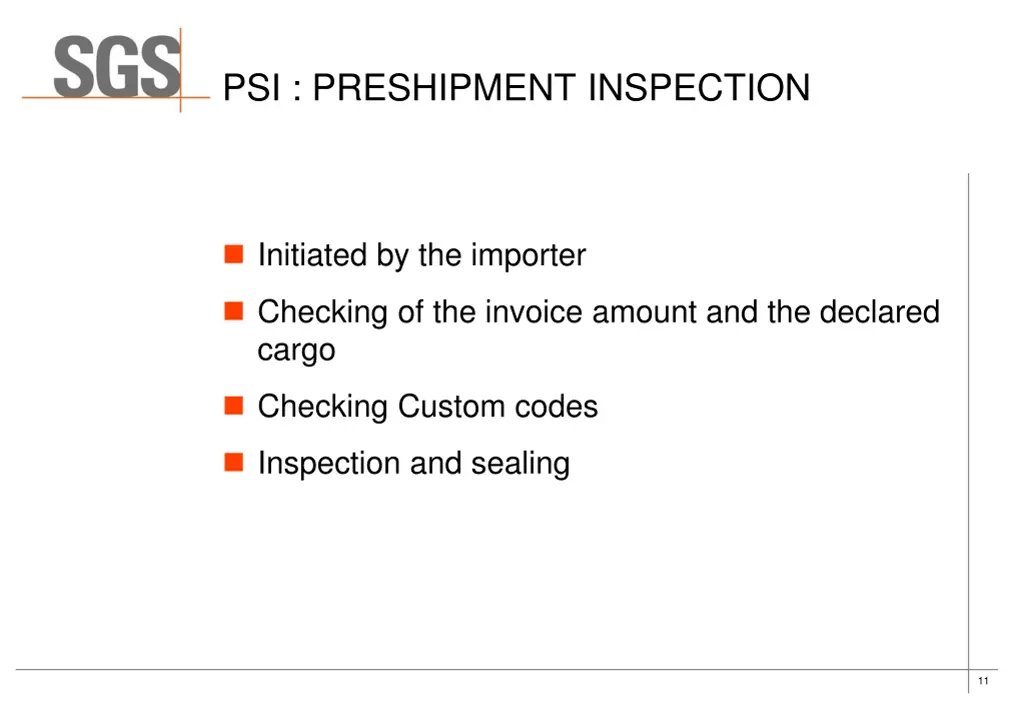 psi preshipment inspection
