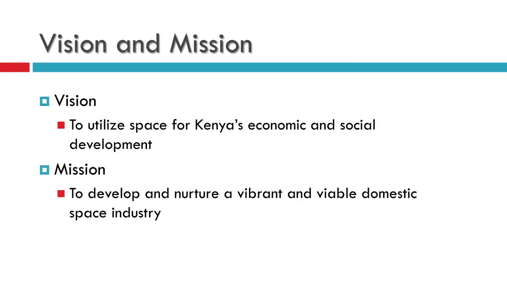vision and mission