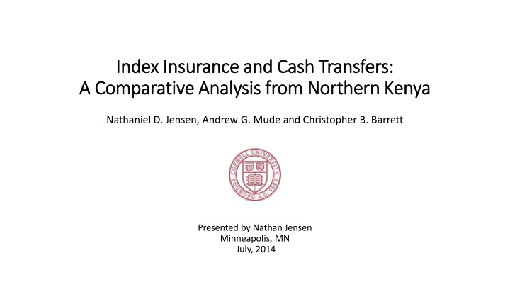 index insurance and cash transfers index