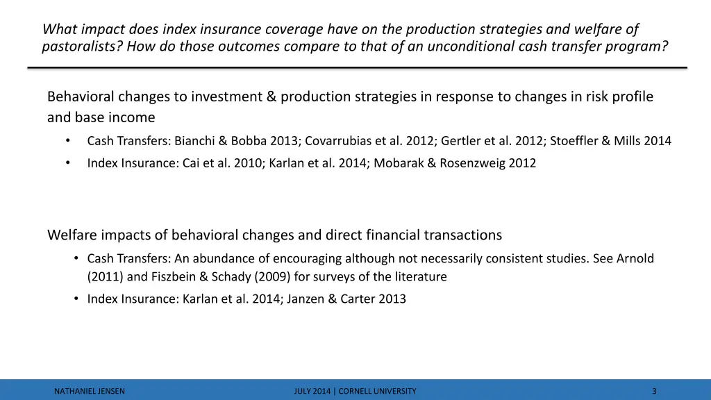 what impact does index insurance coverage have
