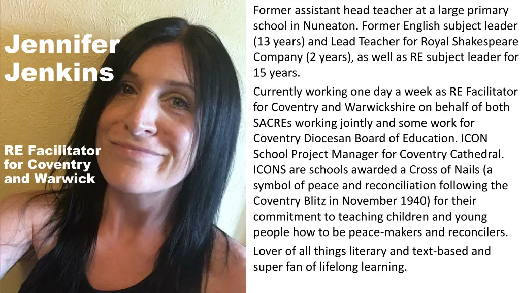 former assistant head teacher at a large primary