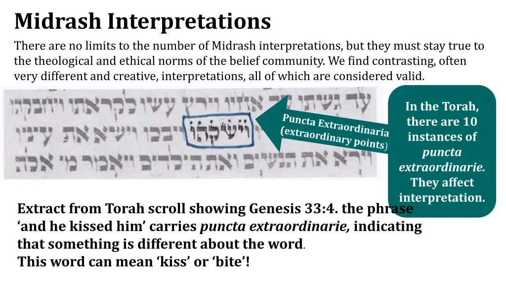 midrash interpretations there are no limits
