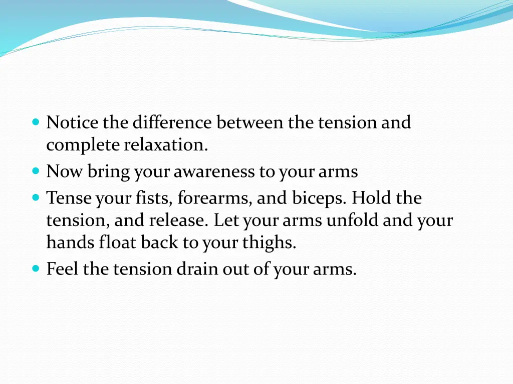 notice the difference between the tension