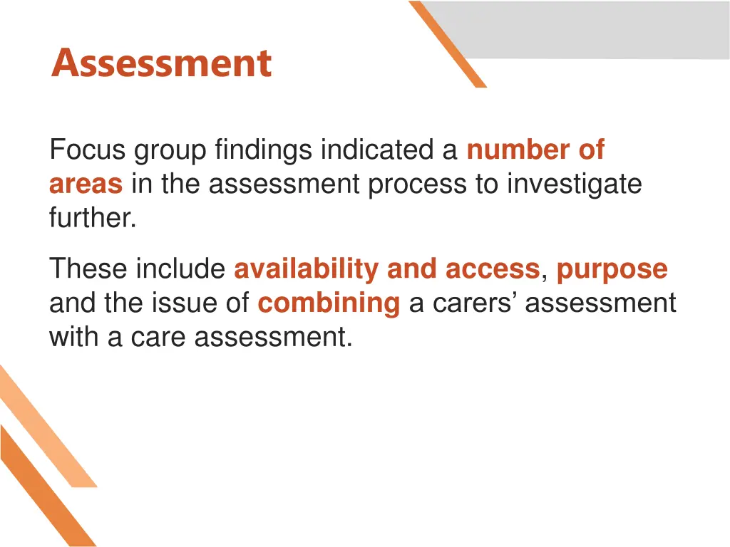 assessment