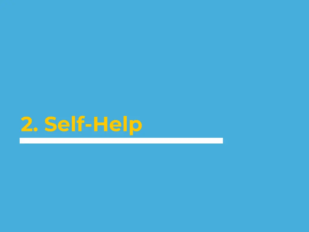 2 self help