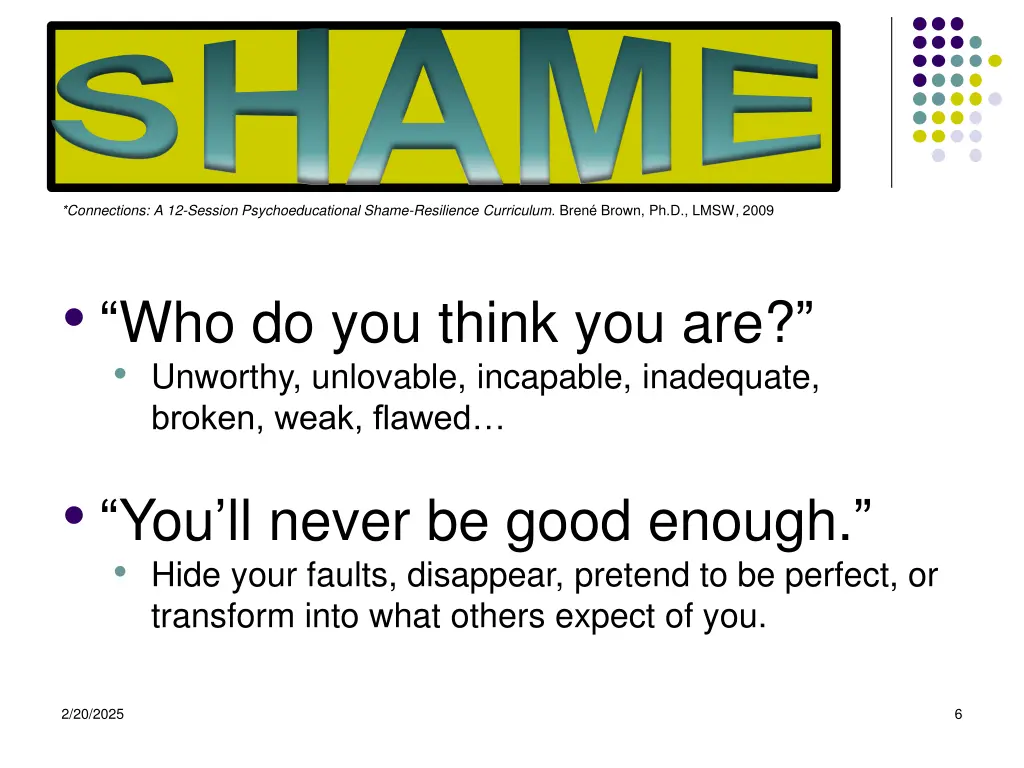 shame 1