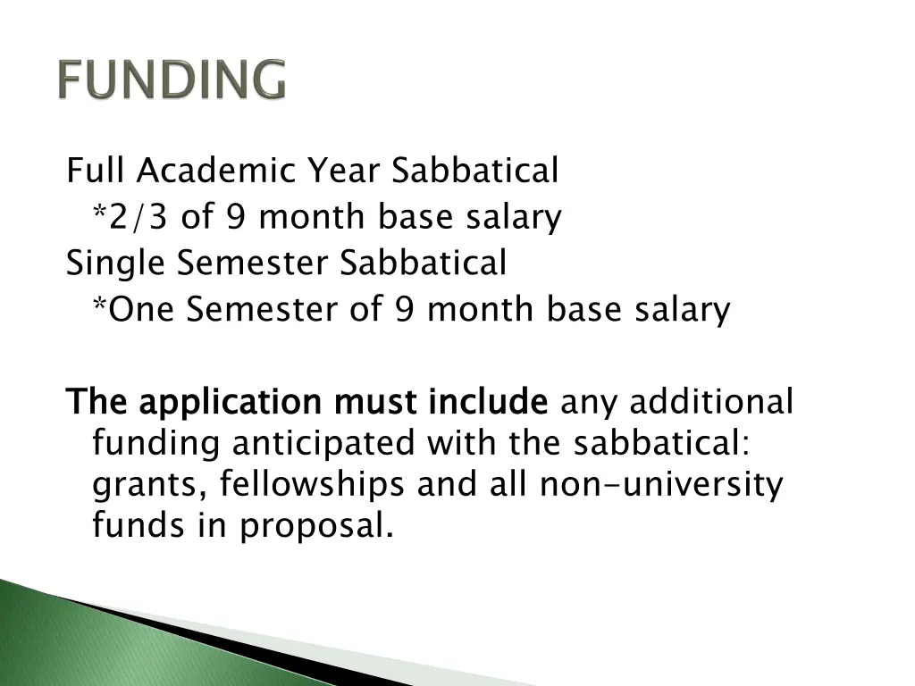 full academic year sabbatical 2 3 of 9 month base