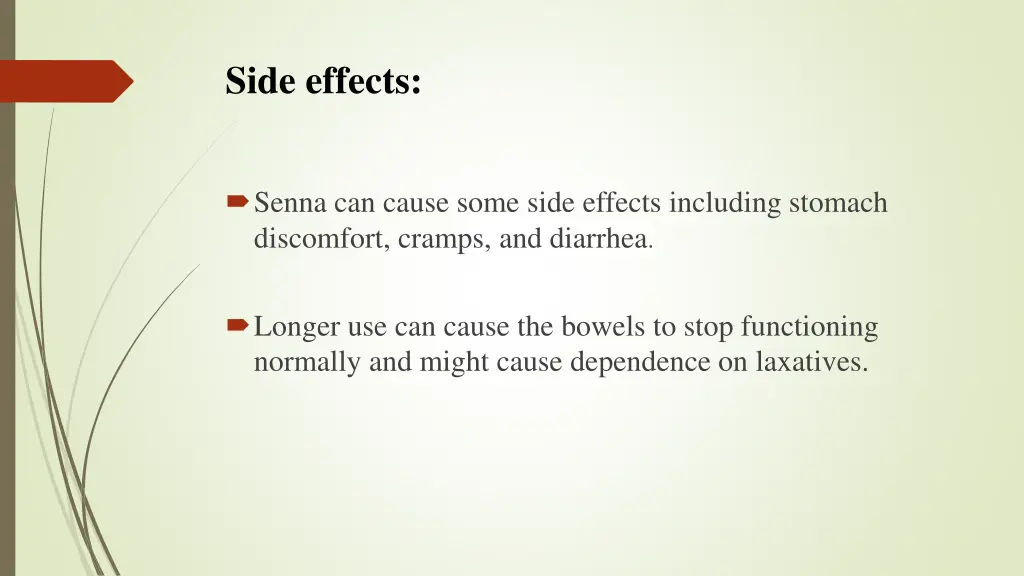 side effects