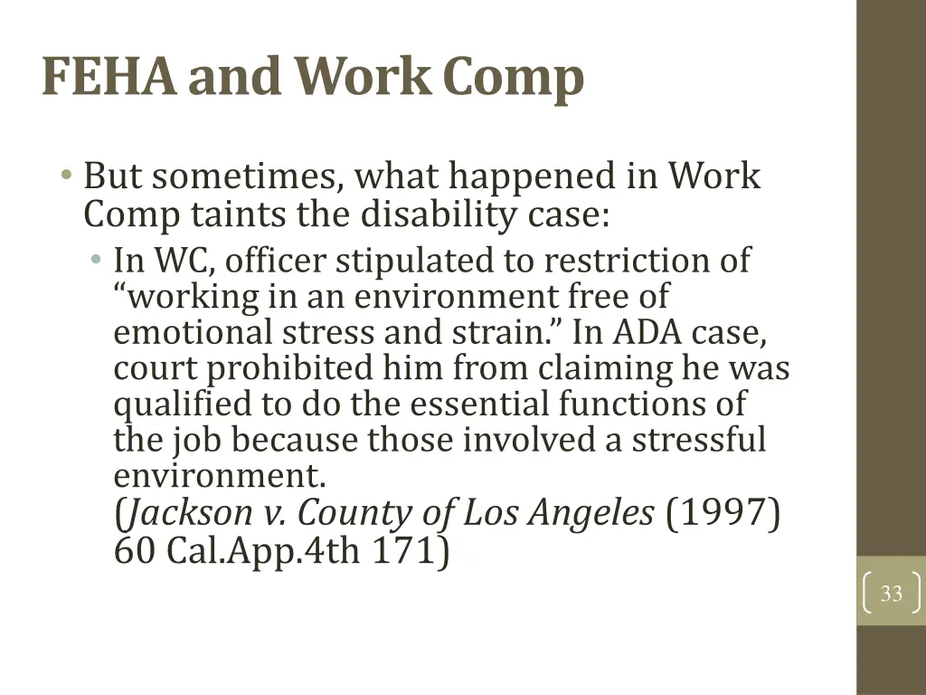 feha and work comp 3