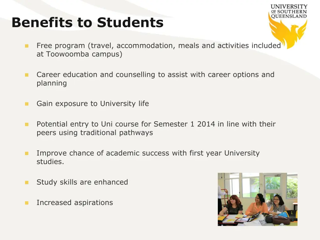 benefits to students