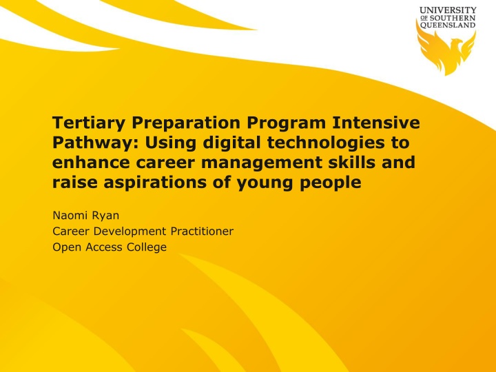 tertiary preparation program intensive pathway