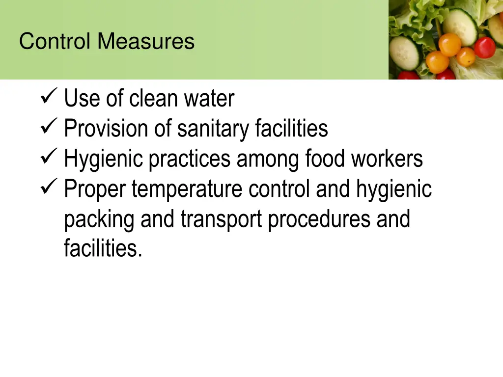 control measures