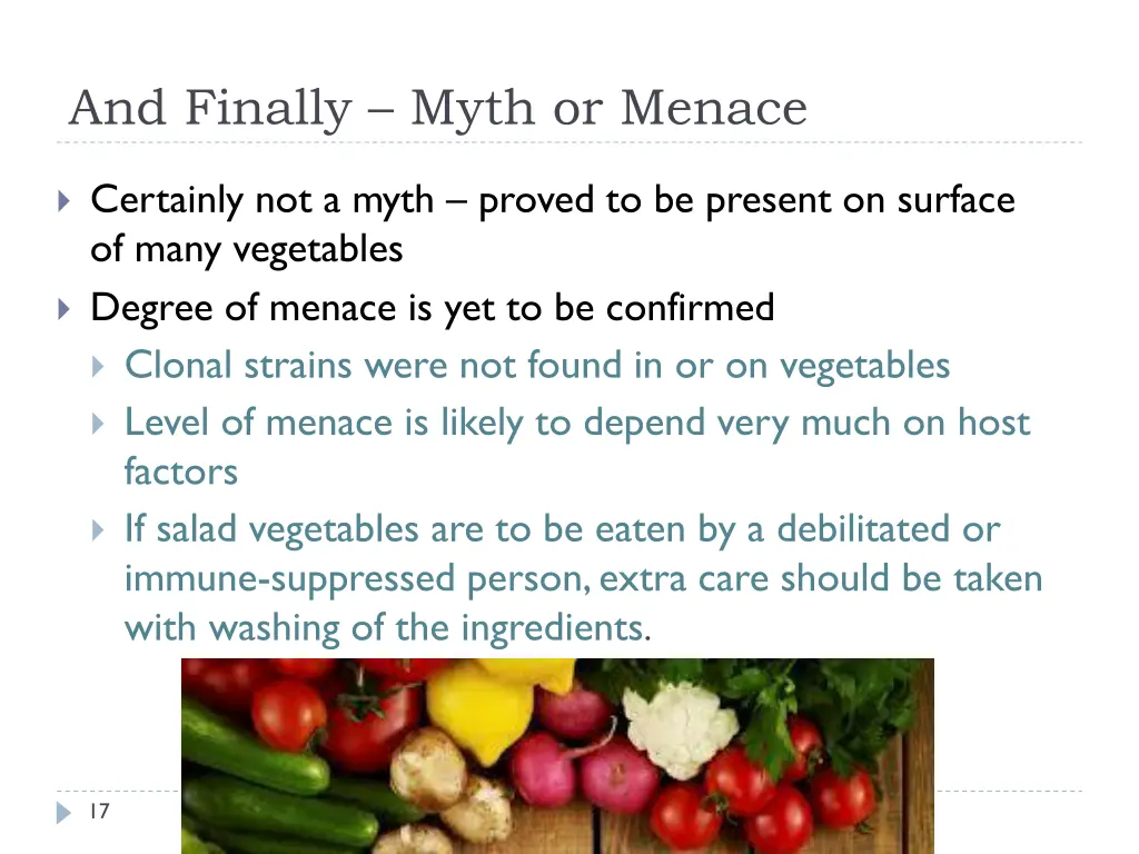 and finally myth or menace