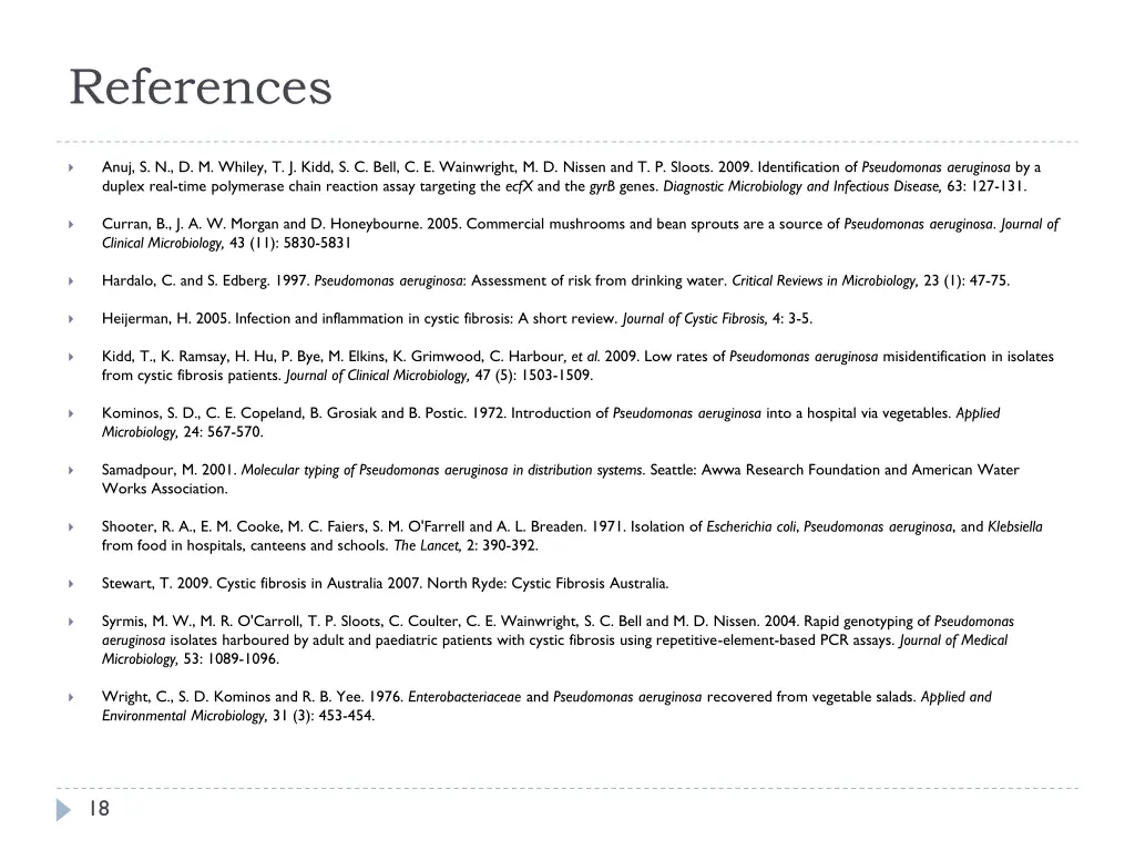 references
