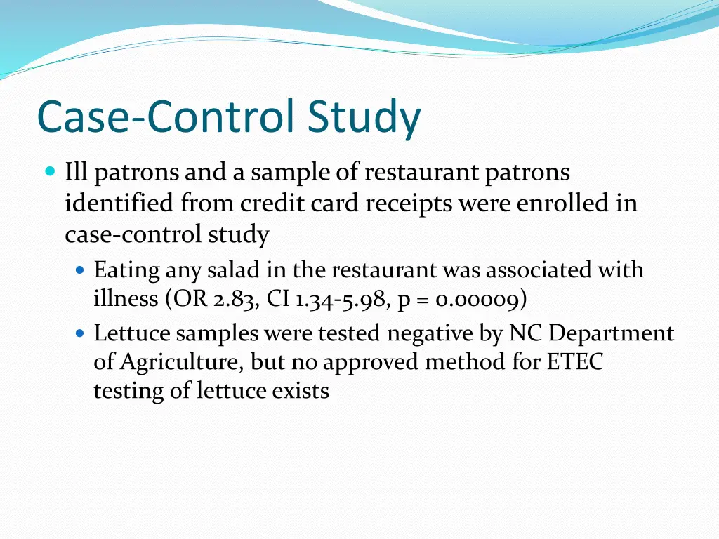 case control study
