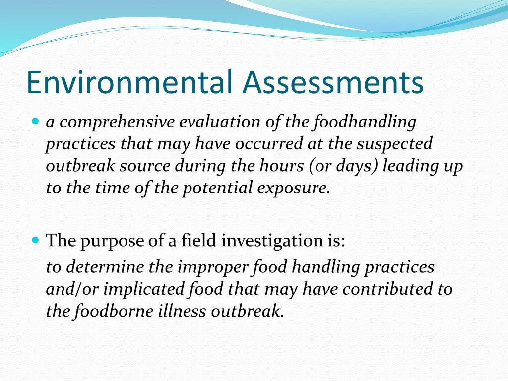 environmental assessments 1