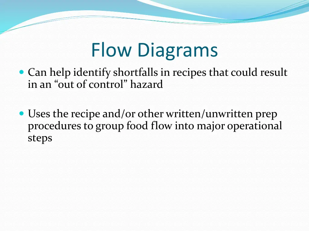 flow diagrams