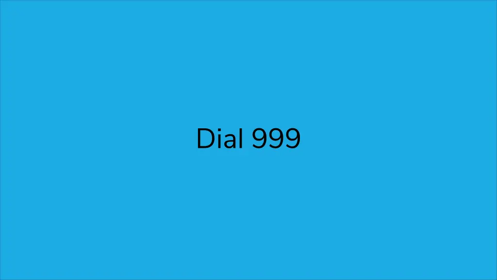 dial 999 1