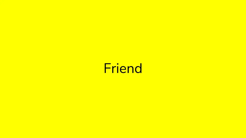 friend