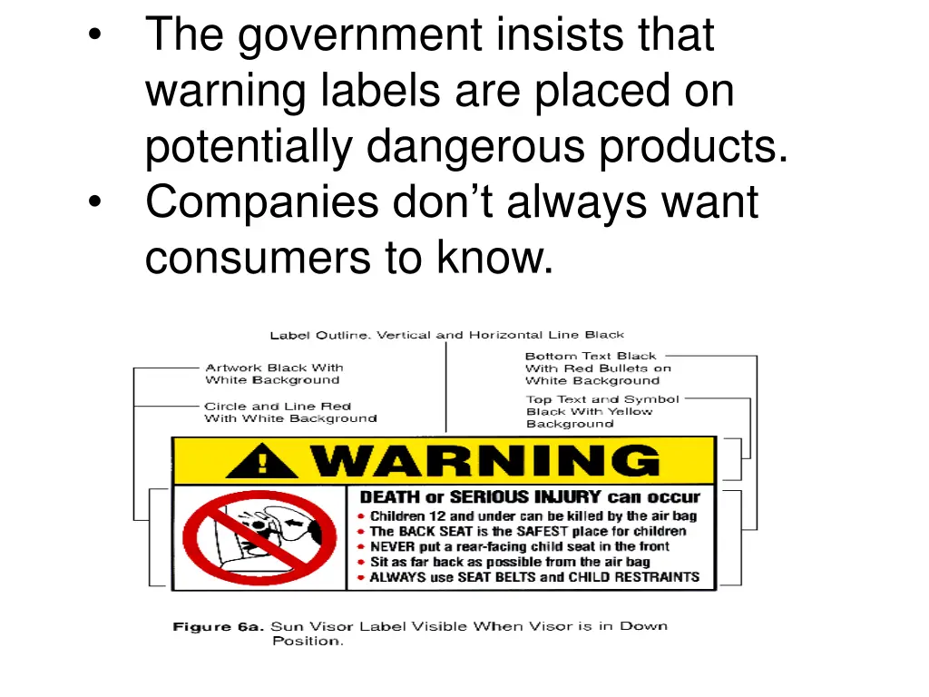 the government insists that warning labels