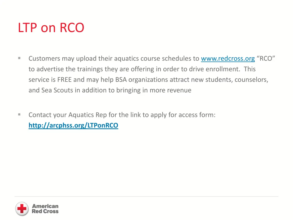 ltp on rco