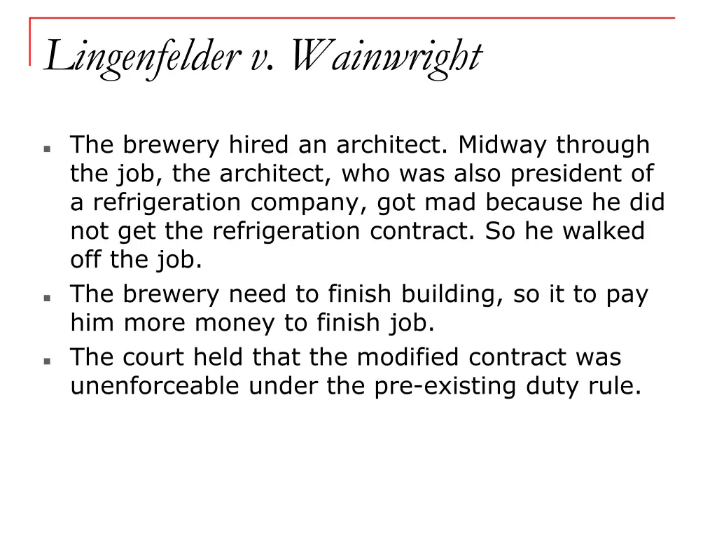 lingenfelder v wainwright