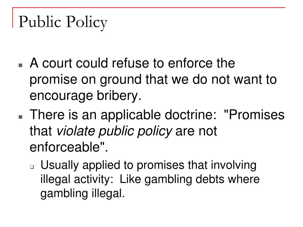 public policy