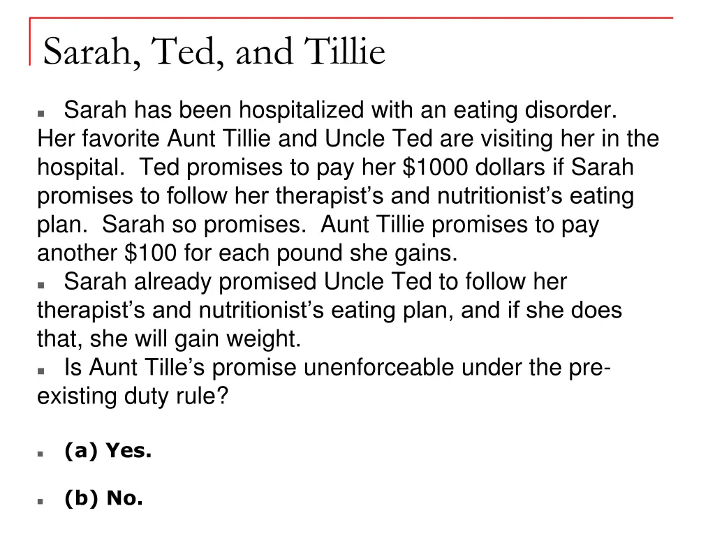 sarah ted and tillie