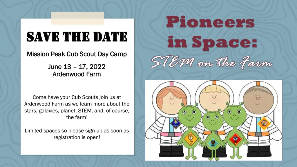 pioneers in space stem on the farm stem
