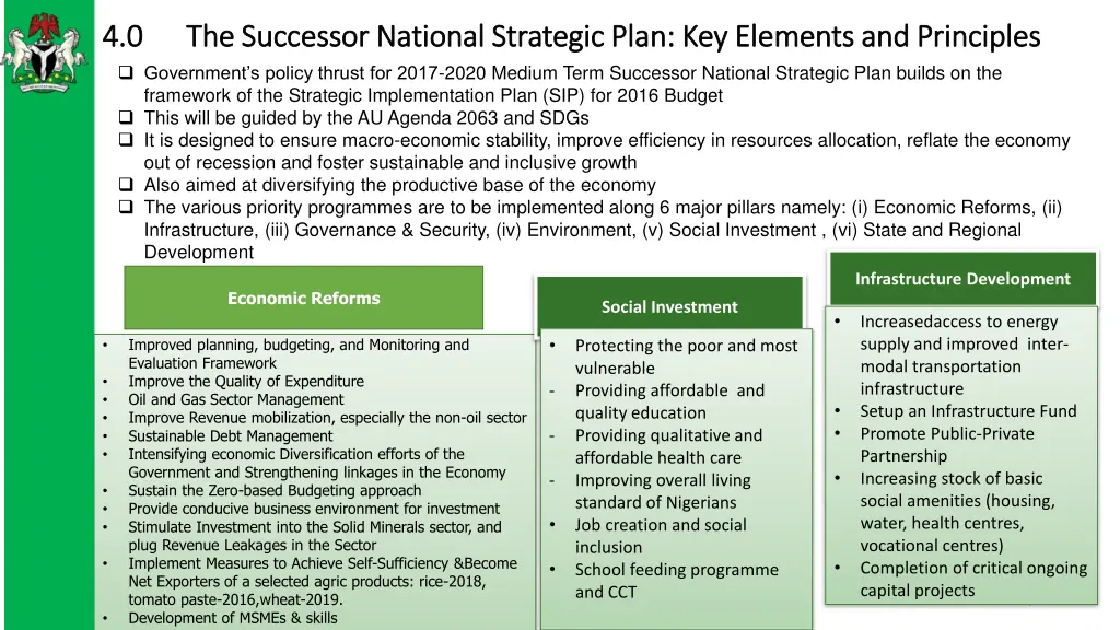 4 0 4 0 government s policy thrust for 2017 2020