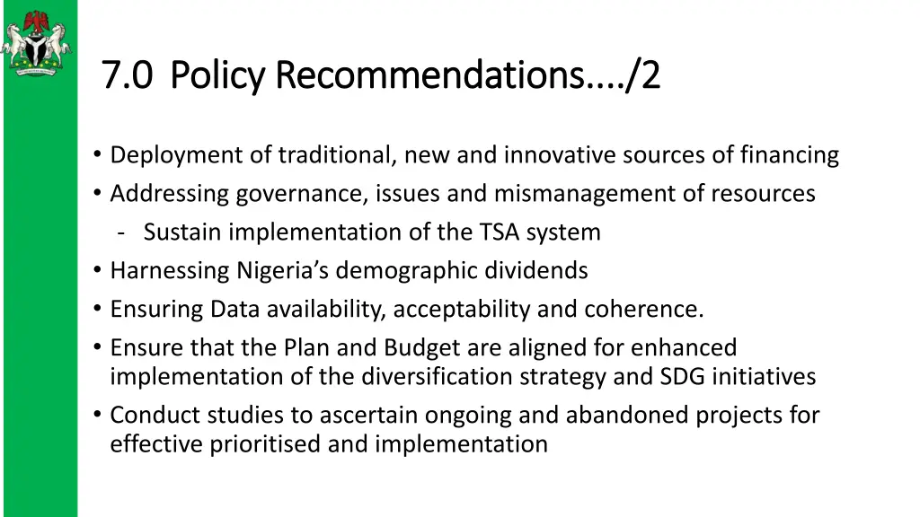 7 0 7 0 policy recommendations 2 policy