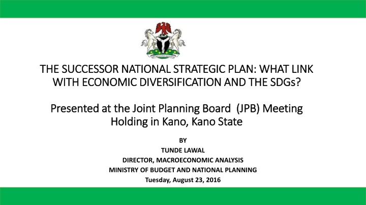 the successor national strategic plan what link